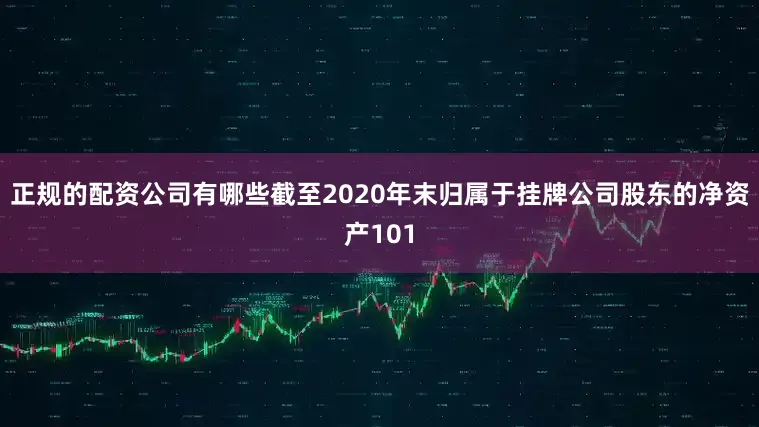 正规的配资公司有哪些截至2020年末归属于挂牌公司股东的净资产101